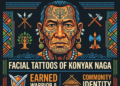 Konyak Naga facial tattoos
