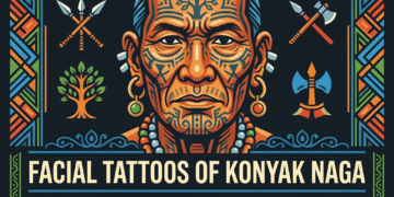 Konyak Naga facial tattoos