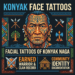 Konyak Naga facial tattoos