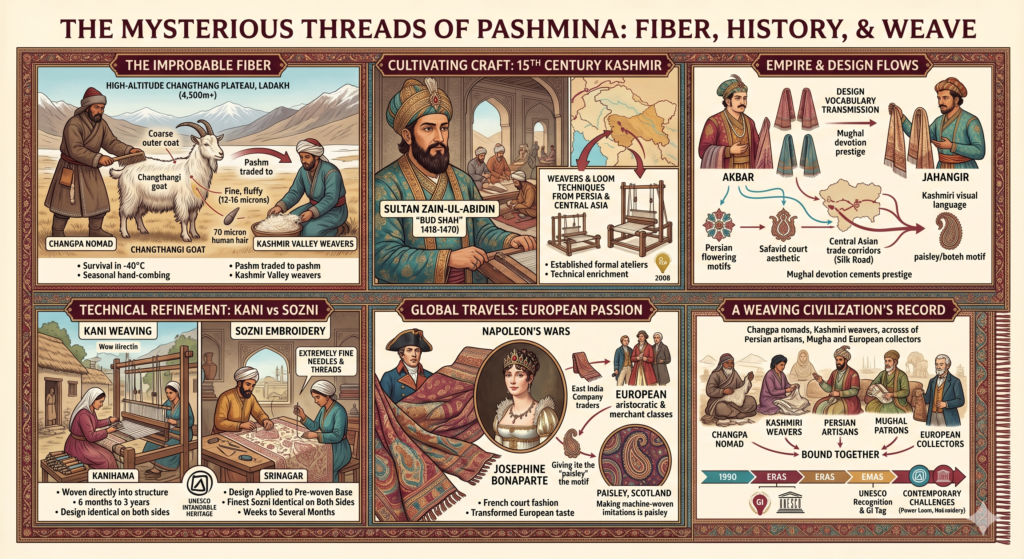 The Disputed and Fascinating Origins of Kashmiri Pashmina Kashmiri Pashmina