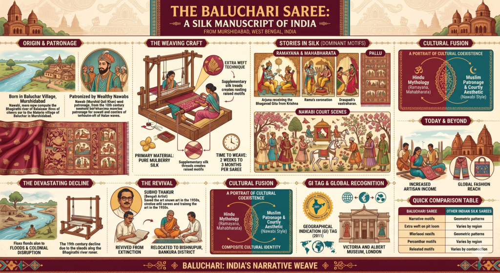Baluchari saree
