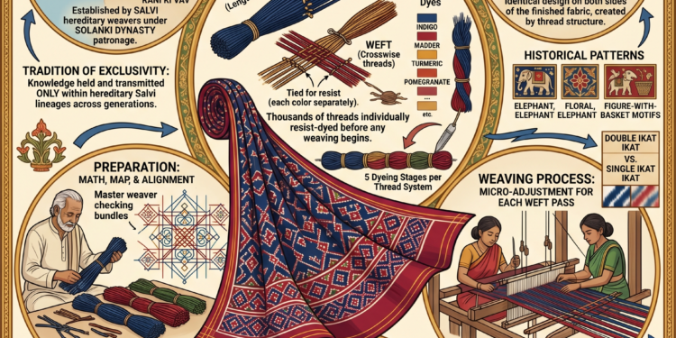 Double Ikat Patola of Patan