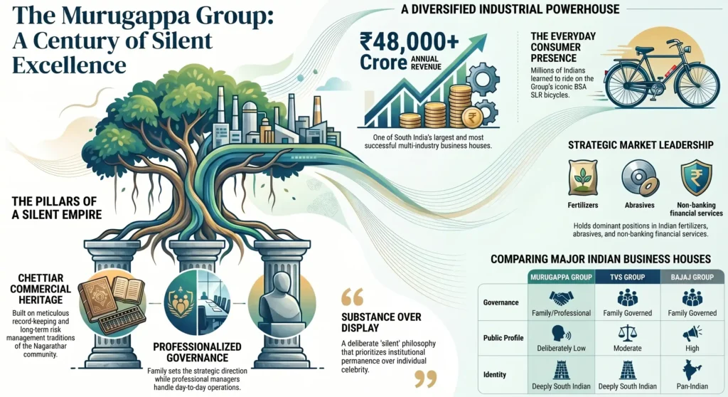 How the Murugappa Group Built a Silent Empire in Southern India Murugappa Group