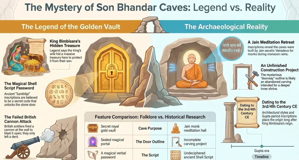 The Mysterious Son Bhandar Caves Lost Gold Vault