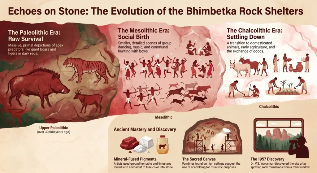 Touching the Past at the Bhimbetka Rock Shelters