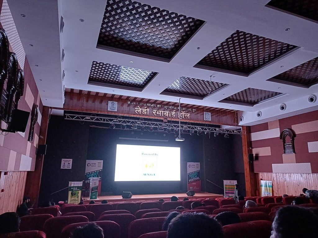 Interior of Lady Ramabai Hall, S. P. College.jpg — related to The Pandita Who Built a Mission
