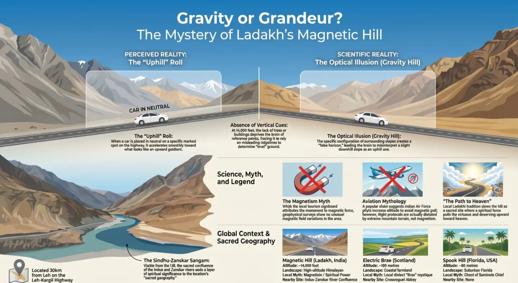 Magnetic Hill of Ladakh 