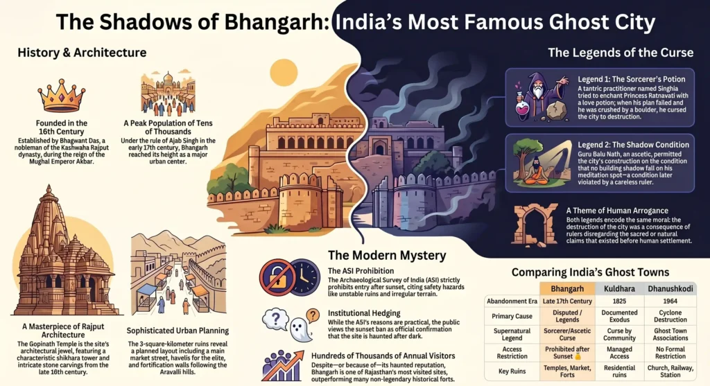 Bhangarh Fort: Legends Behind India's Most Haunted Ruins Bhangarh