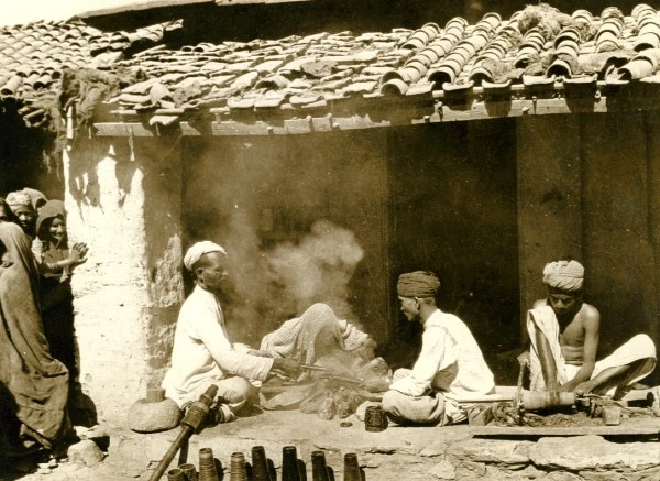 A small flame of swadeshi match factory workers India
