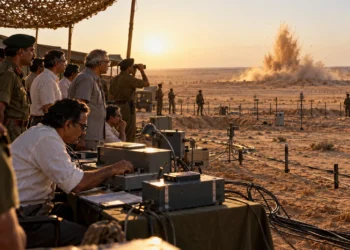 India's first nuclear test at Pokhran in 1974