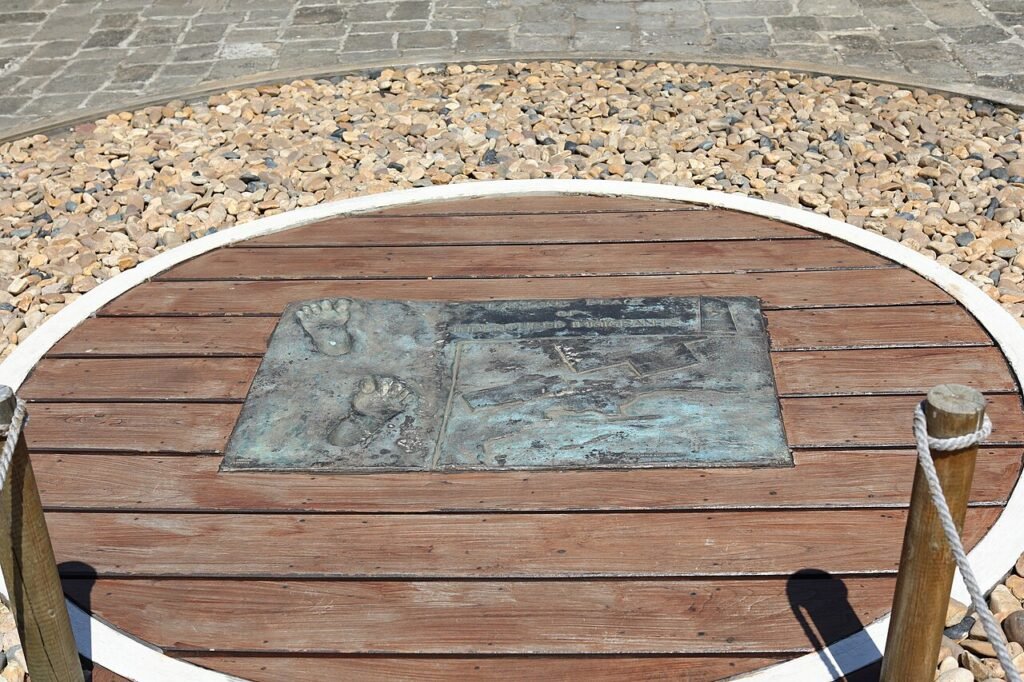 The preserved site associated with the later nineteenth-century immigration depot at Port Louis.