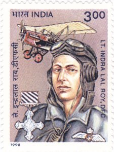On This Day in India Indra Lal Roy on a 1998 Indian postage stamp