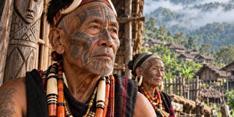 Konyak Naga Facial Tattoos: History Written on Human Skin