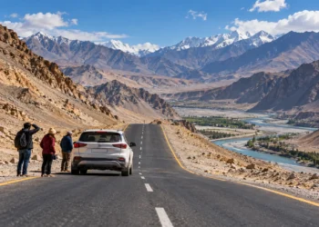 Magnetic Hill of Ladakh: The Optical Illusion That Makes Cars Roll “Uphill”