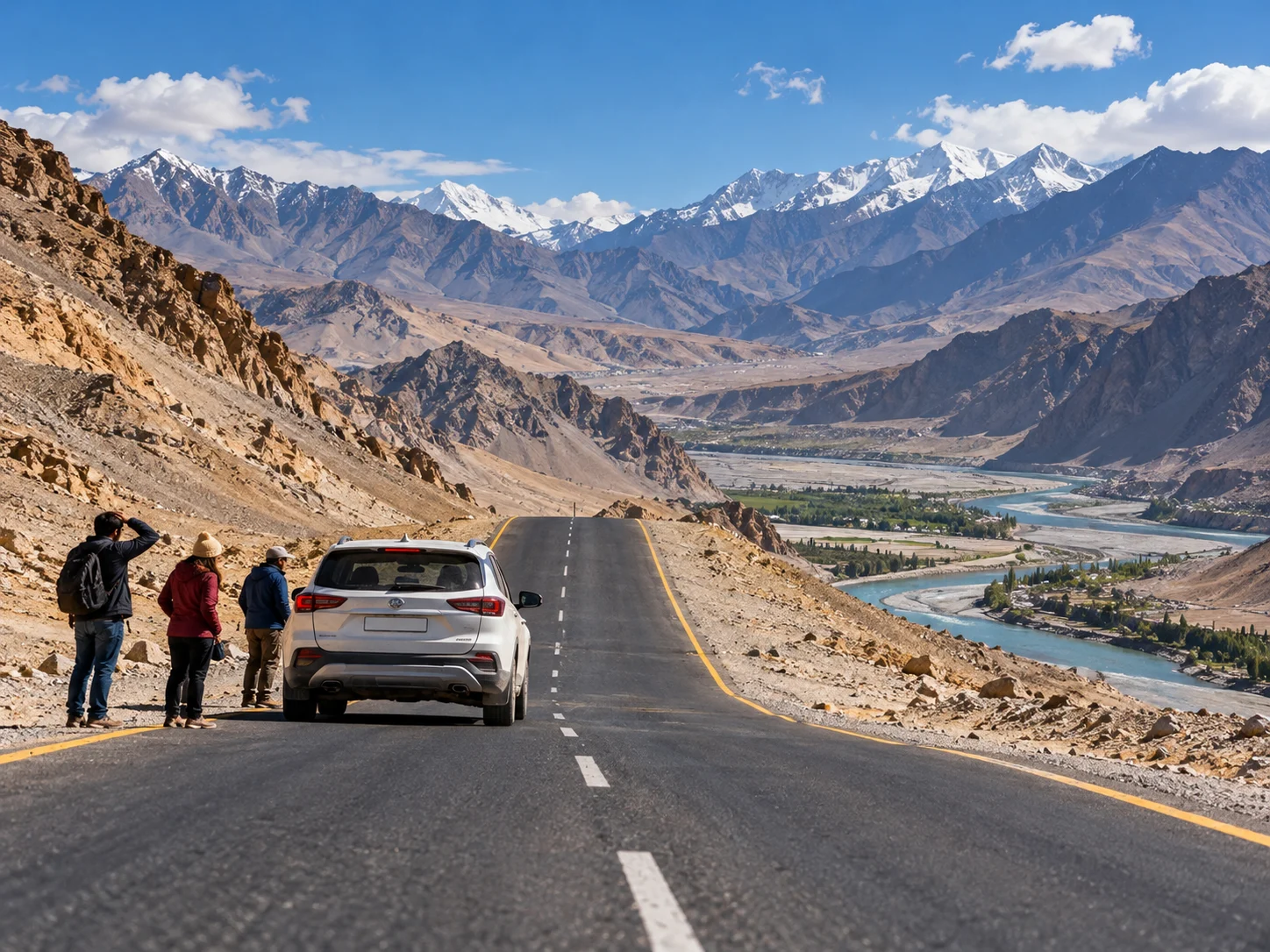 Magnetic Hill of Ladakh: The Optical Illusion That Makes Cars Roll “Uphill”