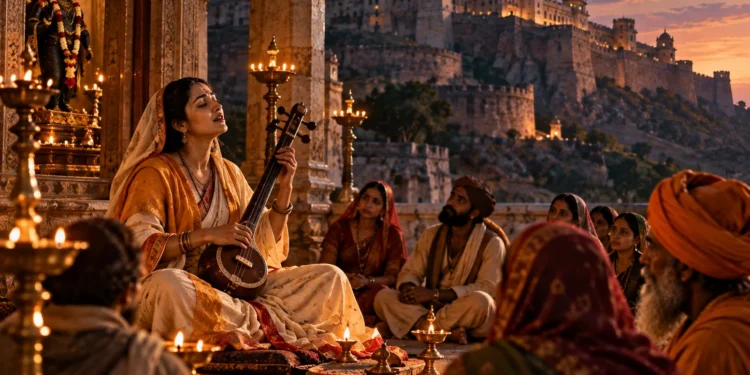 Mirabai: The Rajput Princess Who Left the Palace for Krishna