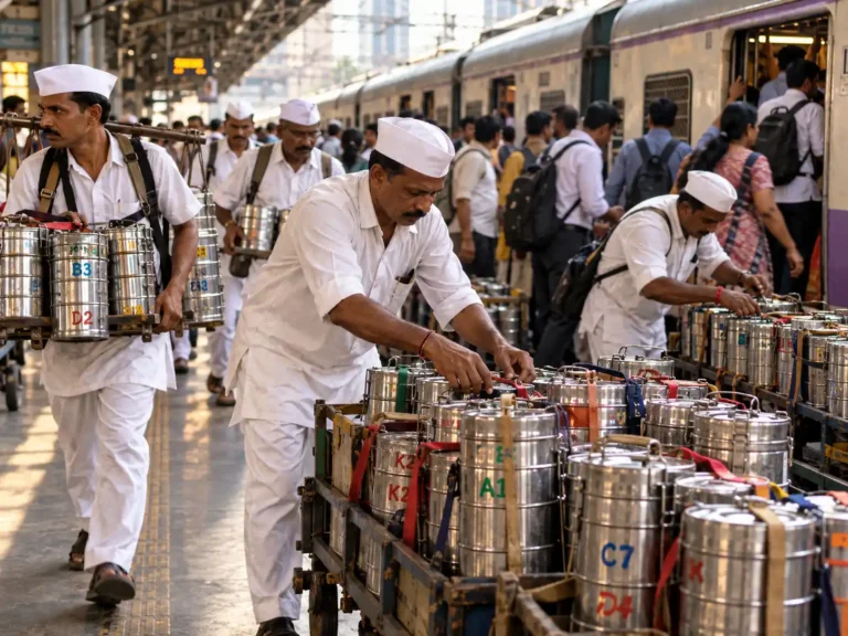 How Mumbai's Dabbawalas Delivered Lunch Without GPS — featured image