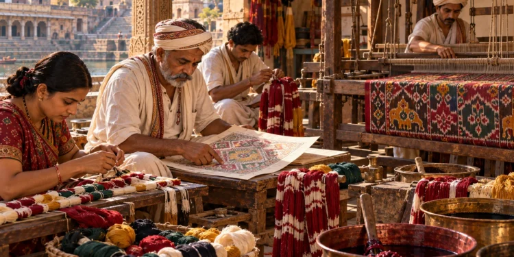 Patan Patola: The Saree Dyed Before It Is Woven