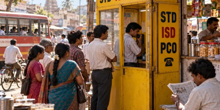 Before Mobile Phones, India Waited at a Yellow STD Booth — featured image