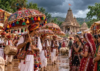 Tarnetar Fair: How Embroidered Umbrellas Became a Courtship Tradition