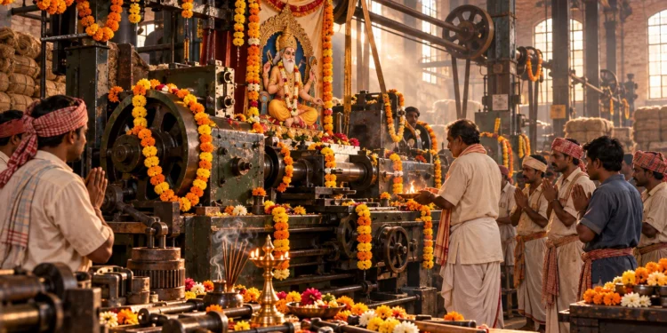 Vishwakarma Puja: Why Workers Worship Their Tools and Machines Vishwakarma Puja: Why Workers Worship Their Tools and Machines